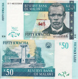 MALAWI 50 kwacha 2007 UNC!!!
