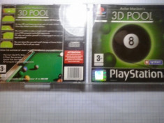 Joc consola Sony Playstation 1 PS1 PS One PSX - 3D Pool ( GameLand - sute de jocuri ) foto