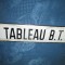 TABLEAU B.T. Reclama veche franceza pe tabla emailata.