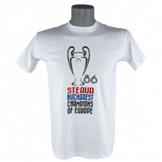 Tricou Alb Steaua 7 mai 86 foto