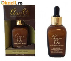 ser reparator de noapte cu ulei de argan marocan foto