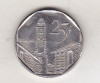 Bnk mnd Cuba 25 centavos 2000, America de Nord