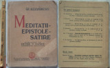 Gr. Alexandrescu , Meditatii - epistole - satire , editia Petre V. Hanes , 1934, Alta editura