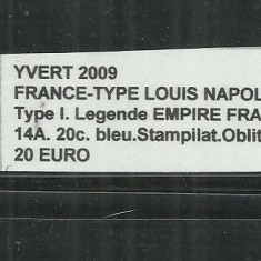 FRANCE - TYPE LOUIS NAPOLEON BONAPARTE1853 - 14a 20c.