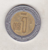 Bnk mnd Mexic 1 pesos 1992 bimetal, America de Nord