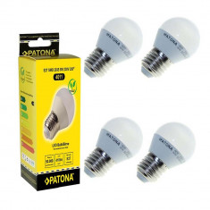 4 Becuri LED economice E27 5W 410 Lumen SMD 2835 echivalent cu un bec 40W unghi de lumina 280 grade foto