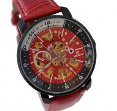 Ceas Automatic Goer Barbati AVIATOR Red Winner Edition CEL MAI MIC PRET foto