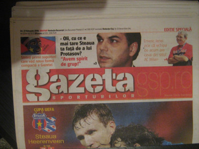 Steaua Bucuresti - Heerenveen (23 februarie 2006) / Supliment GSP foto