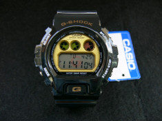 CEAS CASIO G-SHOCK DW-6900 BLACK&amp;amp;amp;GOLD EDITION-MECANISM JAPONEZ-POZE 100% REALE-BACKLIGHT !!-PRET IMPORTATOR-GARANTIE-LIVRARE GRATUITA-STOC LIMITAT foto