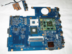 ansamblu placa de baza + placa video laptop ACER ASPIRE 7738 G ,socket mPGA479M , DDR3 , placa video MXM nvidia geforce GT 130M ~ 1 gb foto