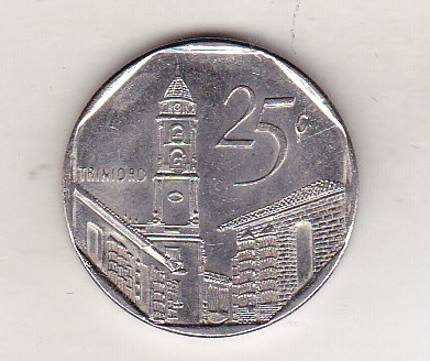 bnk mnd Cuba 25 centavos 2006