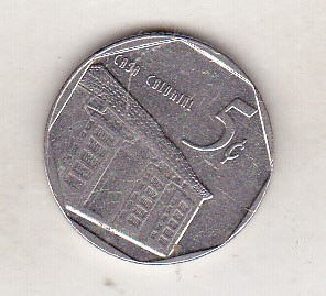 bnk mnd Cuba 5 centavos 1994 foto