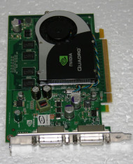 Placa video PNY NVIDIA Quadro FX 570, 256MB/128bit, slot PCI-Ex. DUAL-DVI + adaptor DVI-VGA, TESTATA. GARANTIE SCRISA 6 LUNI. foto