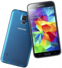 Telefon Mobil Samsung Galaxy S5, Procesor Quad Core 2.5GHz, FHD Super AMOLED 5.1&amp;quot;, 2GB RAM, 16GB Flash, 16MP, 4G, Wi-Fi, Android (Albastru) foto