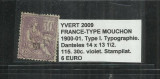 FRANCE - TYPE MOUCHON 1900-01 - 115,30C.