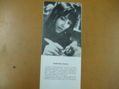Pliant expozitie Benczedi Ilona sculptura Korunk Cluj Napoca 1977 Felek ettol a notol foto