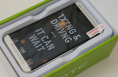 HTC One M7 32GB Silver in stare Foarte-Buna, uzura usoara, Poze Reale (m7s3) foto