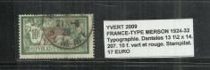 FRANCE - TYPE MOUCHON 1900 - 207. 10f. foto