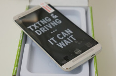 HTC One M7 32GB Silver NOU, Poze Reale, Super-Okazie foto