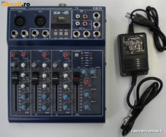 ORIS-T4 - MIXER AUDIO 4 CANALE SUPORT USB/SD/MMC foto