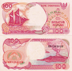 INDONEZIA 100 rupiah 1992 UNC!!! foto