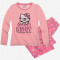 Pijama lunga 4-10 ani WS96372 roz - Hello Kitty