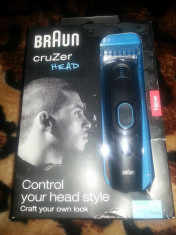 Aparat de tuns Braun Cruzer 5 Head , NOU ! foto