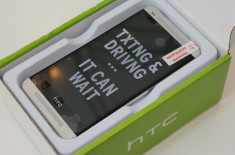 HTC One M7 32GB Silver in stare Foarte-Buna, Poze Reale (m7s4) foto