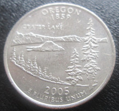 (1211) USA SUA QUARTER DOLLAR OREGON 2005 foto