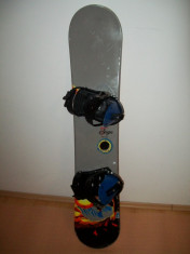 VAND PLACA SNOWBOARD STUF SAGA (132CM) CU LEGATURI SNOW PRO- 250LEI foto