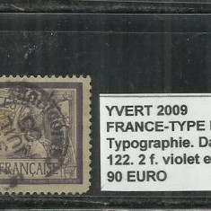 FRANCE - TYPE MOUCHON 1900 - 122. 2f.