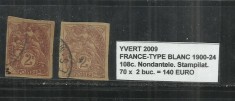 FRANCE - TYPE BLANC 1900-24 - 108c.