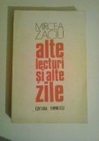 MIRCEA ZACIU - ALTE LECTURI SI ALTE ZILE