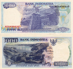 INDONEZIA 1.000 rupiah 1992 UNC!!! foto