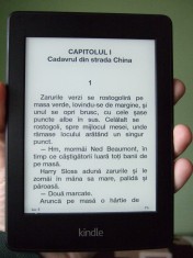 KINDLE PAPERWHITE Generatia 2, Fara Reclame, Impecabil, Garantie 2 ani Altex + Folie Ecran Cadou foto