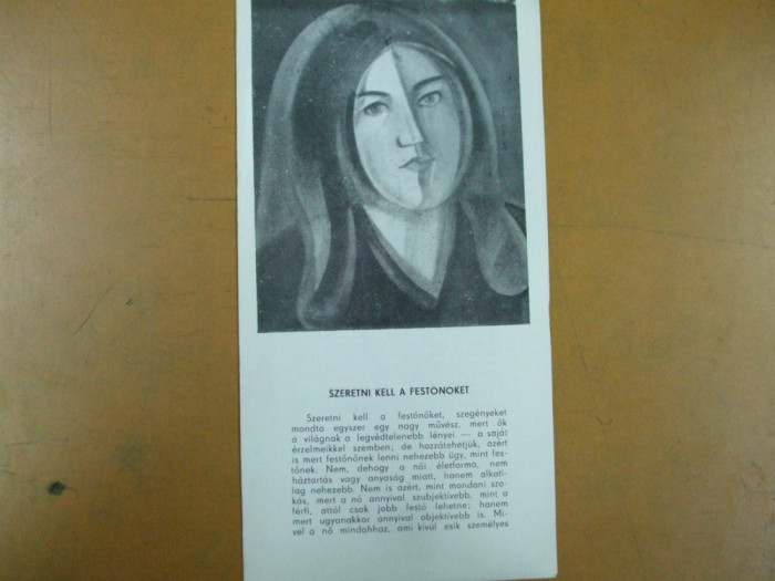 Catalog expozitie Miklossy Maria pictura Korunk Cluj Napoca 1977 Szeretni kell a festonoket cuprinde lista completa exponate