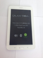 Tableta Samsung Galaxy Tab 3 Lite T111 SM-T111 8GB, Wi-Fi + 3G, White / Alb NOU nefolosit foto