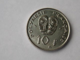 10 Franci Polinezia Franceza XF - Moneda Colecție, Numismatică Polineziană