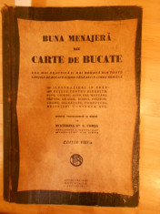 ECATERINA S. COMSA--BUNA MENAJERA SAU CARTE DE BUCATE foto