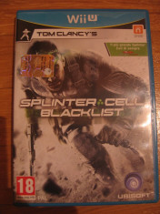 JOC WII U TOM CLANCY&amp;#039;s SPLINTER CELL BLACKLIST ORIGINAL / STOC REAL in Bucuresti / by DARK WADDER foto