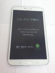 Tableta Samsung Galaxy Tab 3 8&amp;quot; T311 16GB, Wi-Fi + 3G, White / Alb NOU foto