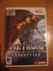 JOC WII METROID PRIME 3 CORRUPTION ORIGINAL PAL / STOC REAL in BUCURESTI / by DARK WADDER foto