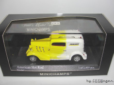 Macheta American Hot Rod Karcher Minichamps 1/43 foto