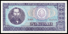 1. ROMANIA, 100 LEI 1966, UNC foto