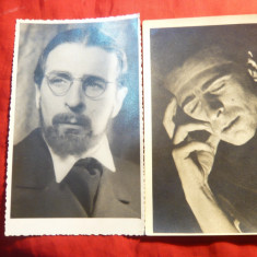 2 Fotografii portret cu Actorul Niculae Mihuta de la Teatrul National Arad , anii '50