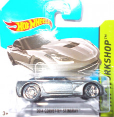 HOT WHEELS -REGULAR-SCARA 1/64-CHEVROLET CORVETTE STINGRAY &amp;#039;14- ++2501 LICITATII !! foto