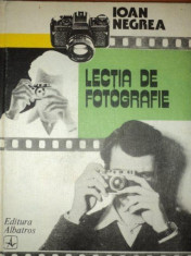 LECTIA DE FOTOGRAFIE - IOAN NEGREA 1984 foto