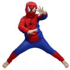Set Spiderman: costum complet + pistol cu masca Spiderman foto