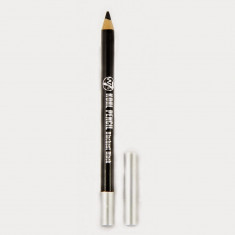 CREION CONTUR OCHI NEGRU EYELINER NEGRU W7 KOHL PENCIL foto