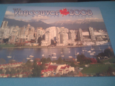 VANCOUVER 2008 CALENDAR foto